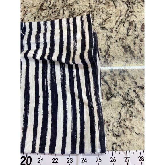 Talbots Striped Sequin Ladybug Top Black White Red 1X Nautical Resort Preppy - Picture 8 of 9